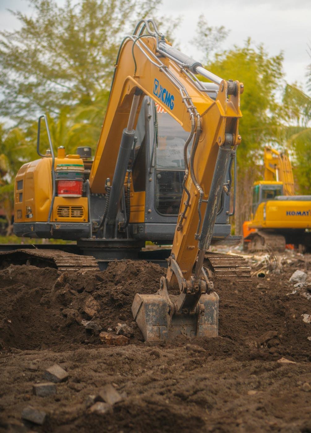 Construction site — CCTV camera equipment reference image