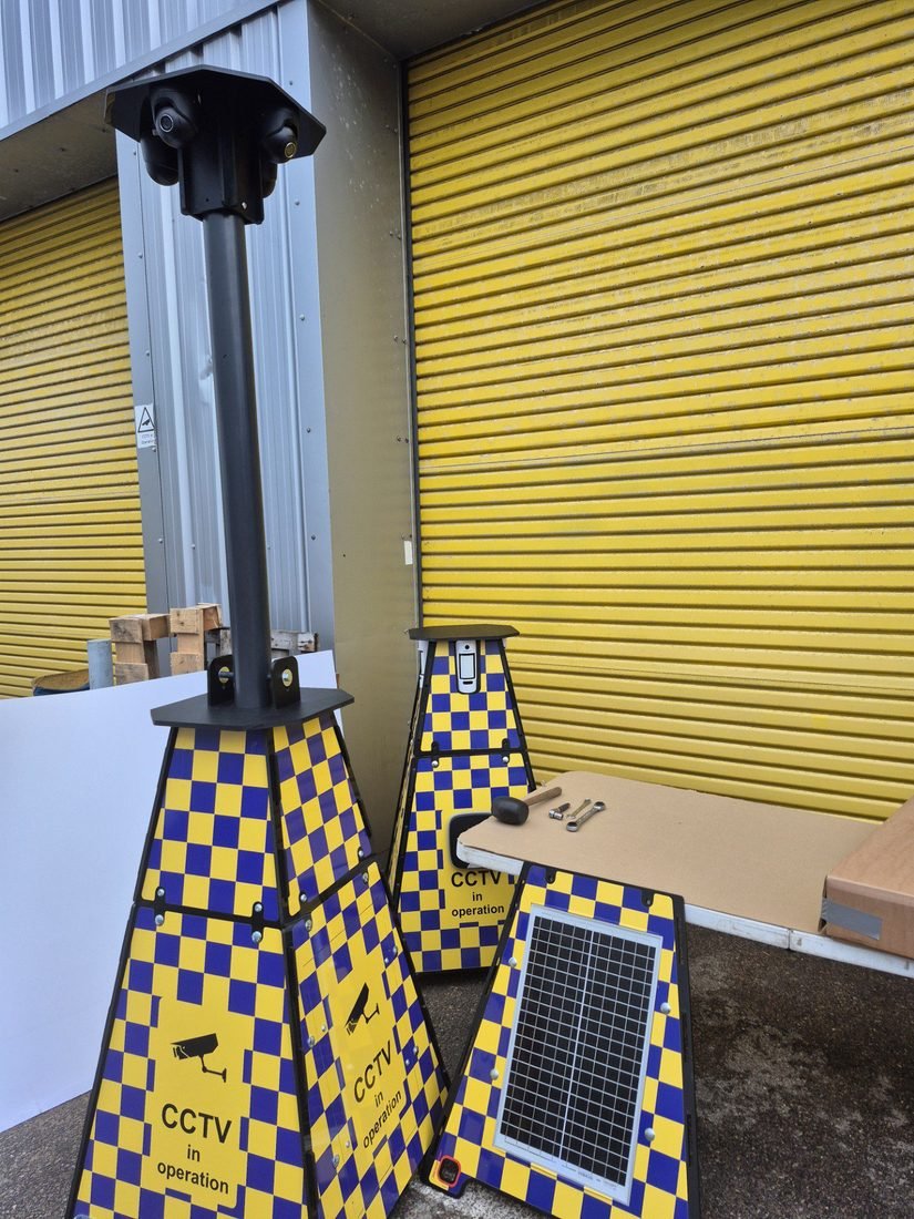 Sentryva Vigil 700 CCTV towers on site